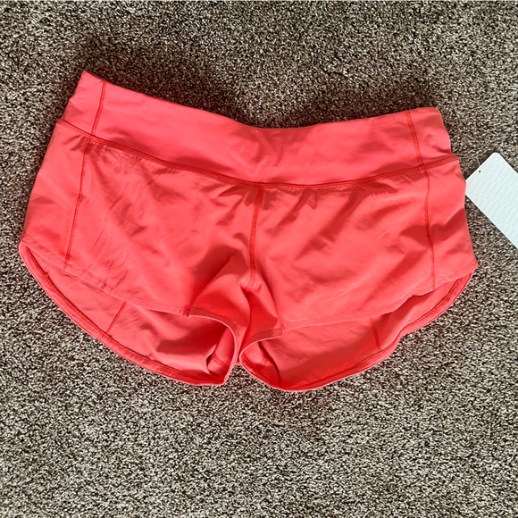 lululemon athletica Pants - Lululemon Speed-Up Shorts, Size 10, Color Coral
